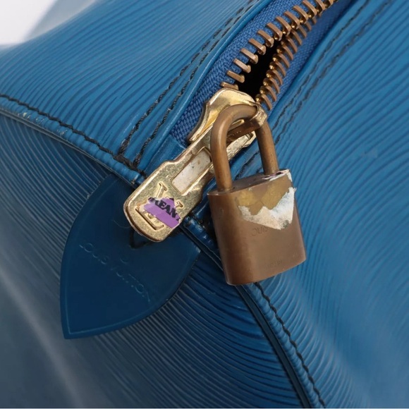 Louis Vuitton Epi Keepall 45 Bleu M42977 - Picture 12 of 15